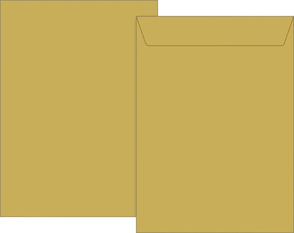 Pochettes Kraft C4 Brunnen 105344250 - Envoi Solide sans Plis