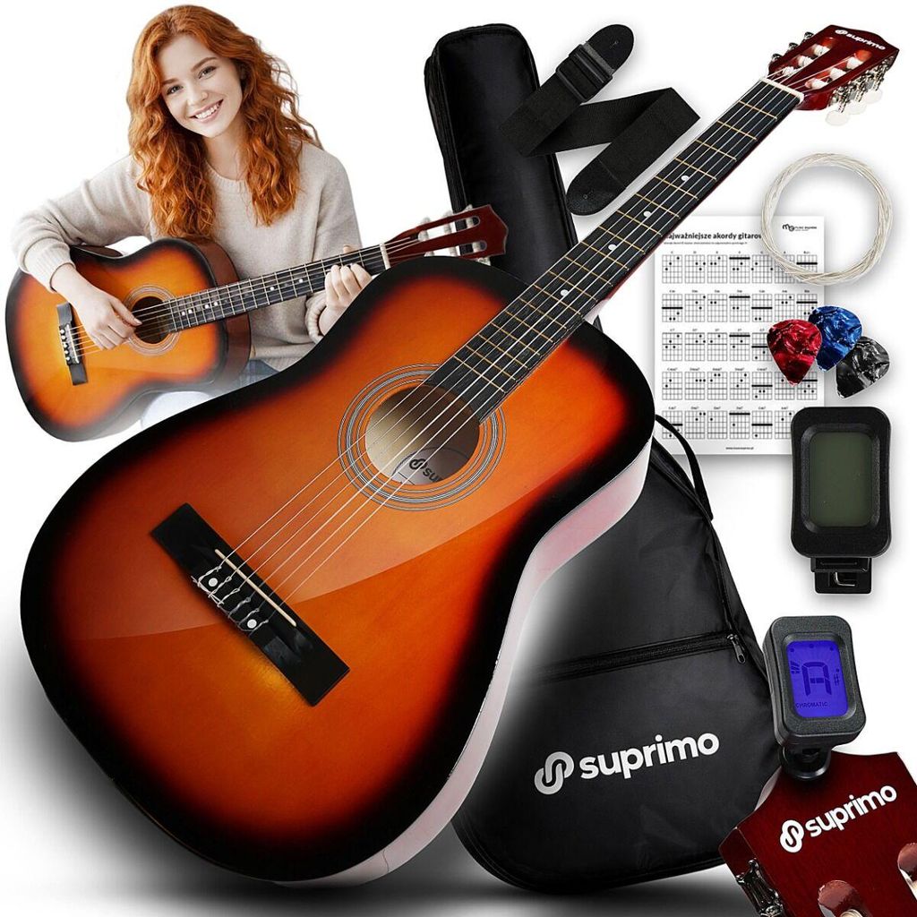 SUPRIMO CGS3 SB, klassische Gitarre, 4/4, Produktbild 
