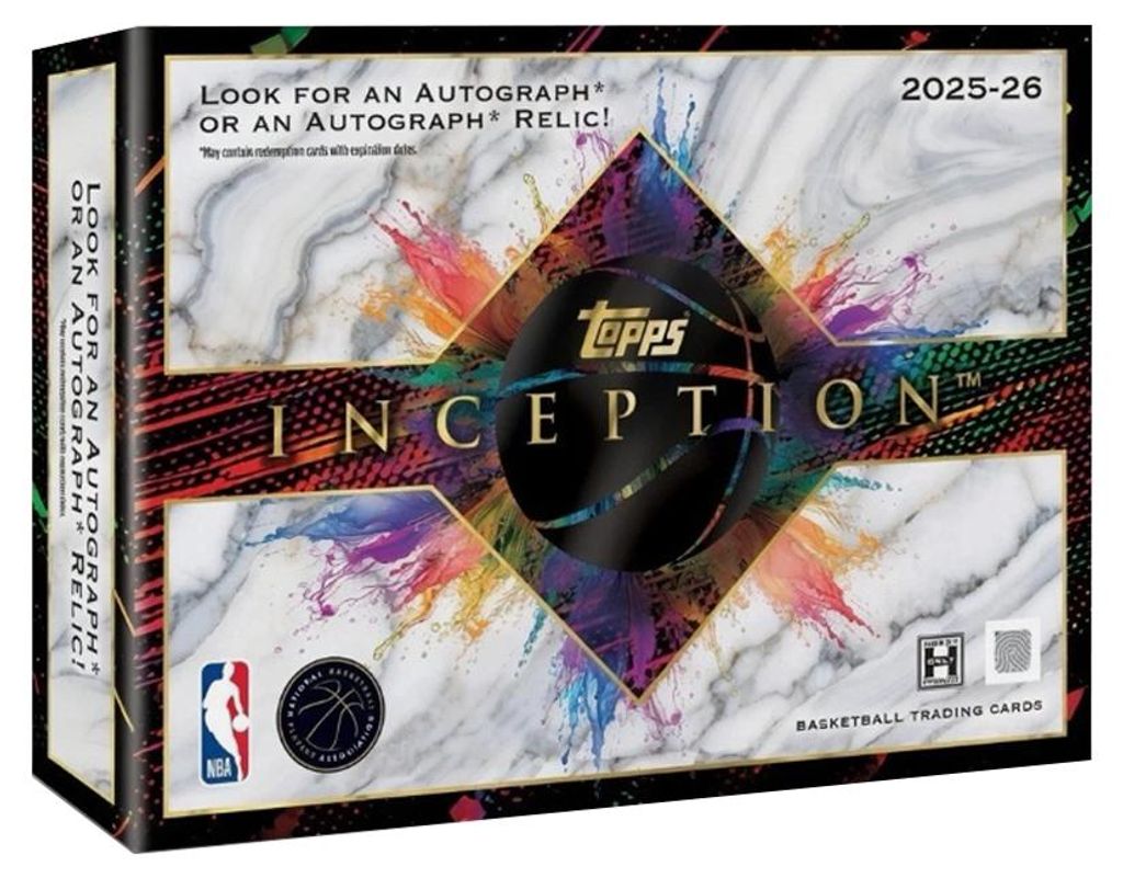 2025-26 Topps NBA Inception Hobby Box Englisch Produktbild 