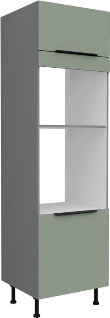 Einbauschrank LUNARA – Breite 60 cm, Grün/Anthrazit