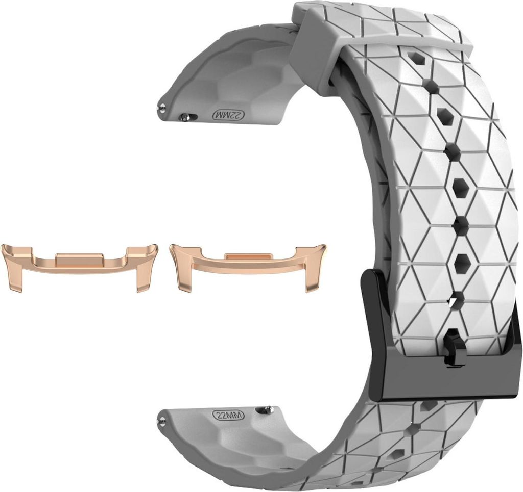 Für Samsung Galaxy Watch 8 / 8 Classic / Ultra 2 Silikon Fußball Design Ersatz Arm Band Weiß