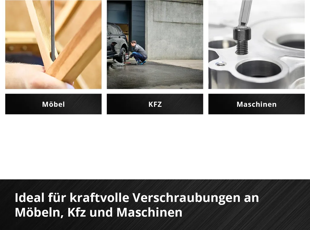 Tournevis pour Montage de Machines Einhell avec Rangement E-Case Pro - 9