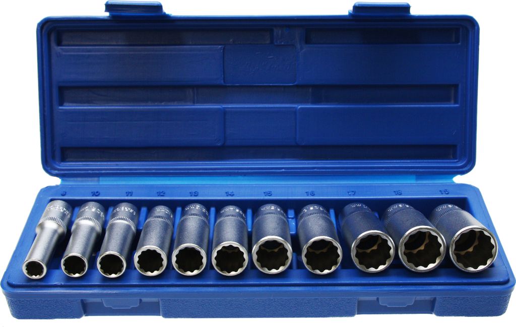 Douilles longues 12 pans VIELZAHN Douille 3/8" 8-19 mm 11 Image du produit 