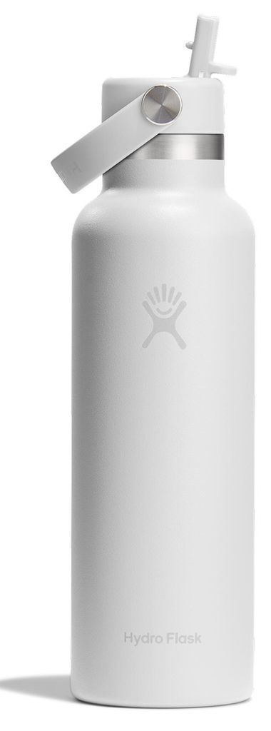 HYDRO FLASK 21 OZ Standard Flex Straw Cap Trinkflasche weiss 621 ml