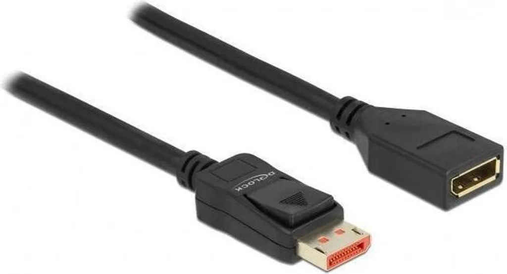 Cavo Prolunga DisplayPort Delock per Pannelli e Rack - Qualità Industriale