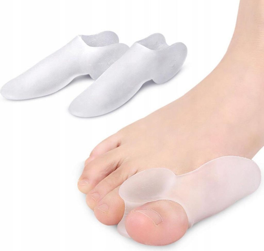 Gelkeil - Separator mit Schutz für Hallux valgus - Silikonseparator - Hallux valgus - für Hallux - 2 Stück