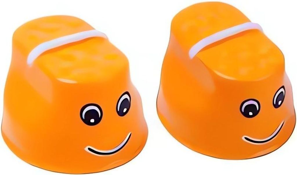 KIK KX7532 Dětské chůdy plast 10 x 5,5 x 6cm 2 ks oranžové Obrázek produktu 