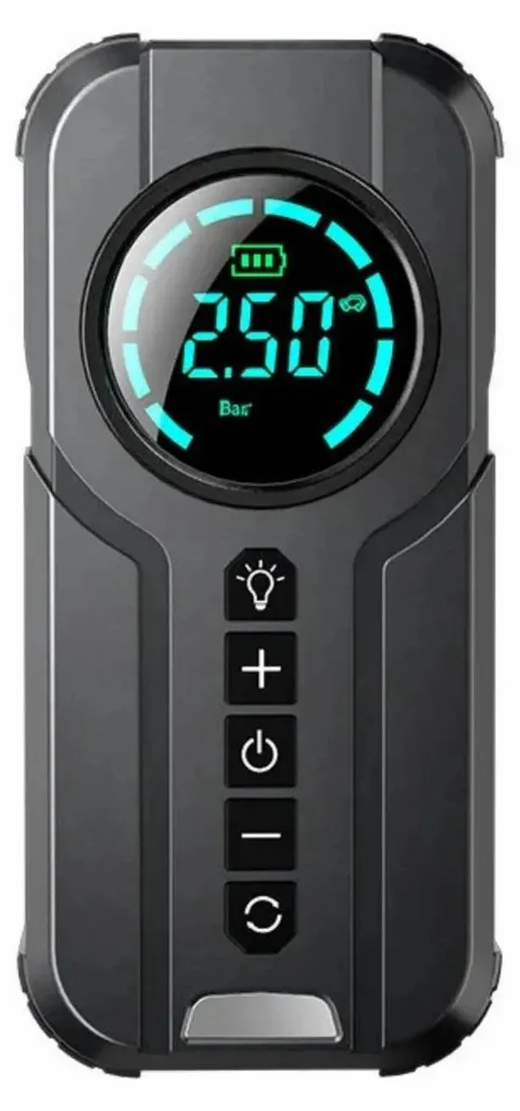 Compresseur portable 18 000 mAh T-AP01 : gonflage rapide sans fil