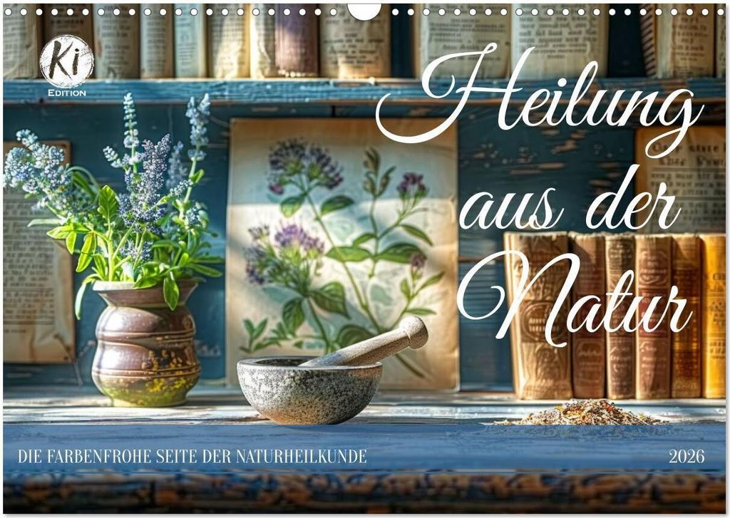 Heilung aus der Natur (Wandkalender 2026 DIN A3 quer), CALVENDO Monatskalender