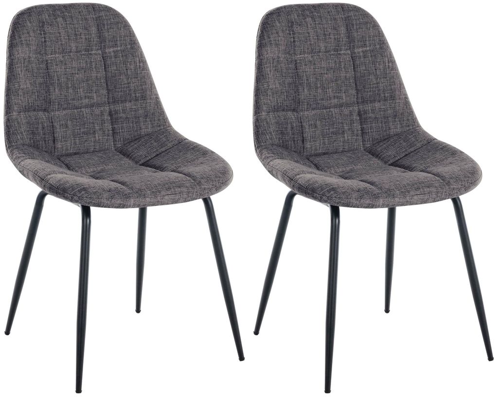 CLP 2er Set Stuhl Tom Kunstleder oder Stoff mit Produktbild 