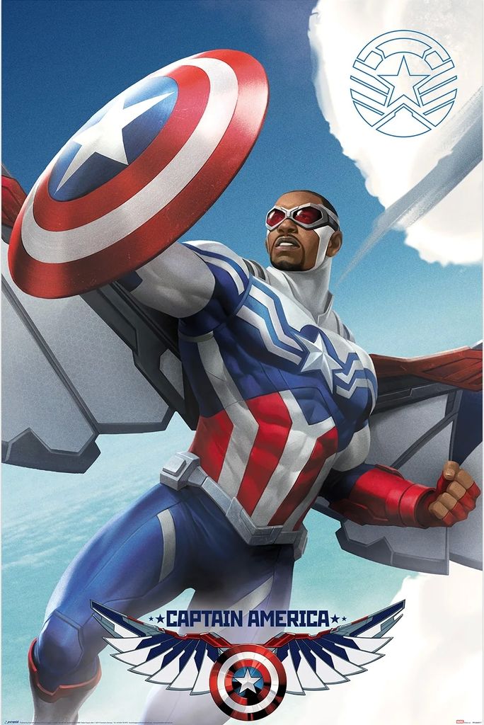 Captain America Poster Marvel Brave New World 61 x 91,5 cm