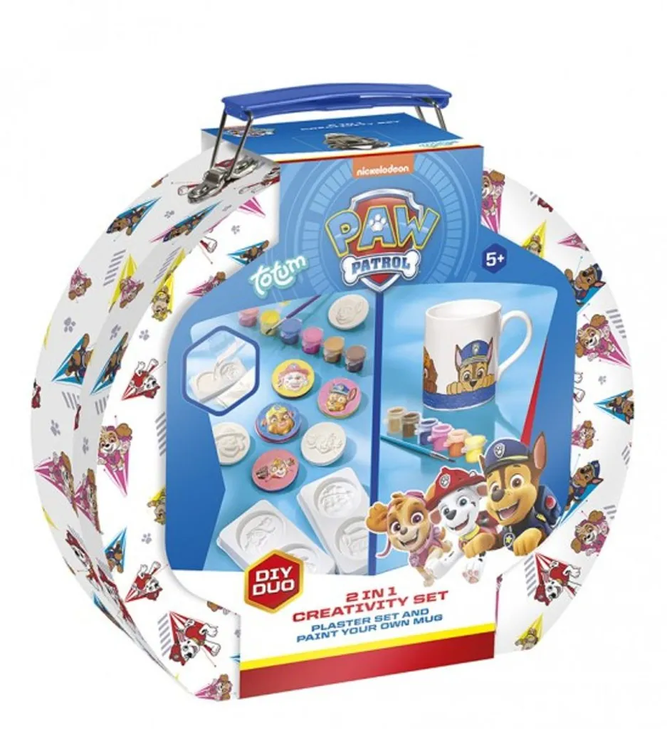 Kit de Loisirs Créatifs Pat'Patrouille 2-en-1 pour Enfants par Totum