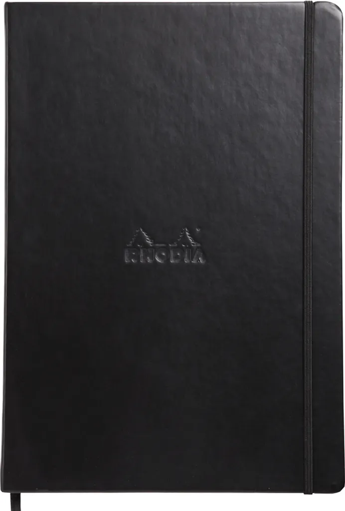 Carnet de Réunion A4 Rhodia Webnotebook Noir Ligné pour Bureau et Études
