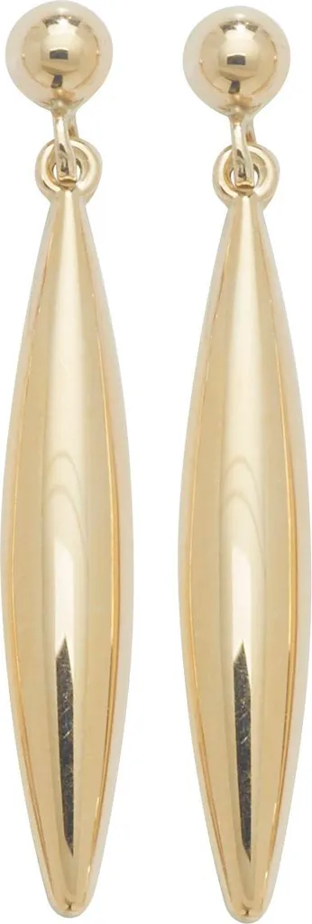 Boucles d'Oreilles Créoles Or Jaune 375/1000 - Bijou Cadeau Femme 35mm