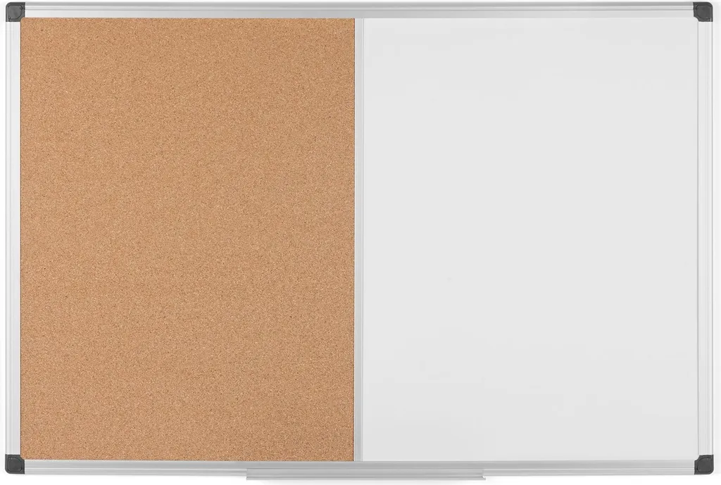 Tableau combiné liège et blanc pour supprimer les post-it perdus