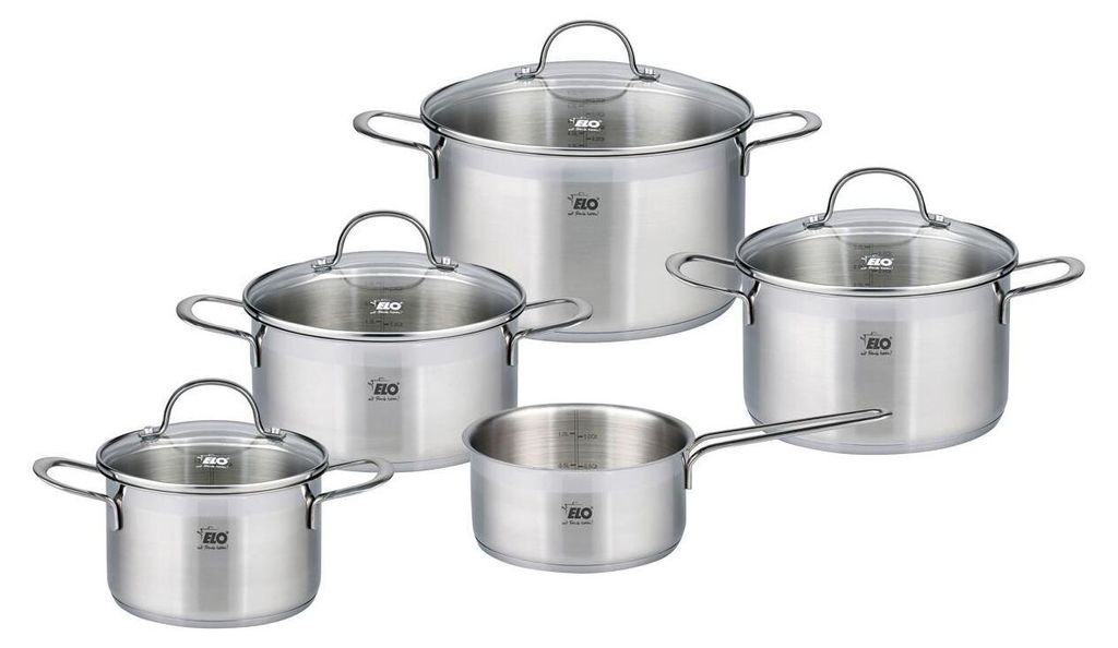 ELO Top Collection Set di 5 pentole, acciaio inox ELO 42505 Immagine del prodotto 