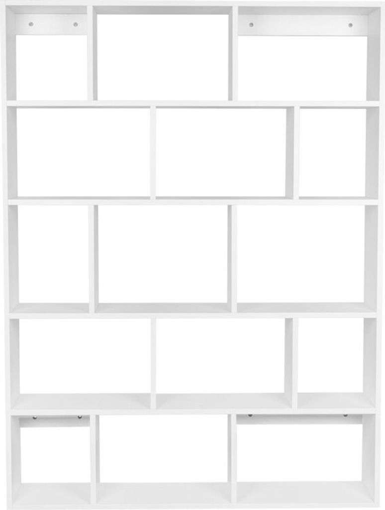 Domax Home - Wandregal Schweberegal Bücherregal - FTS 4, 105x141x18 cm, Weiß