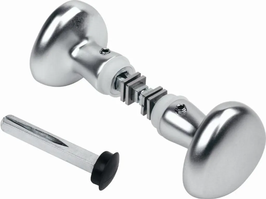 Kit Boutons Ronds Alu Locinox : Robustesse et Design Aluminium - Argent