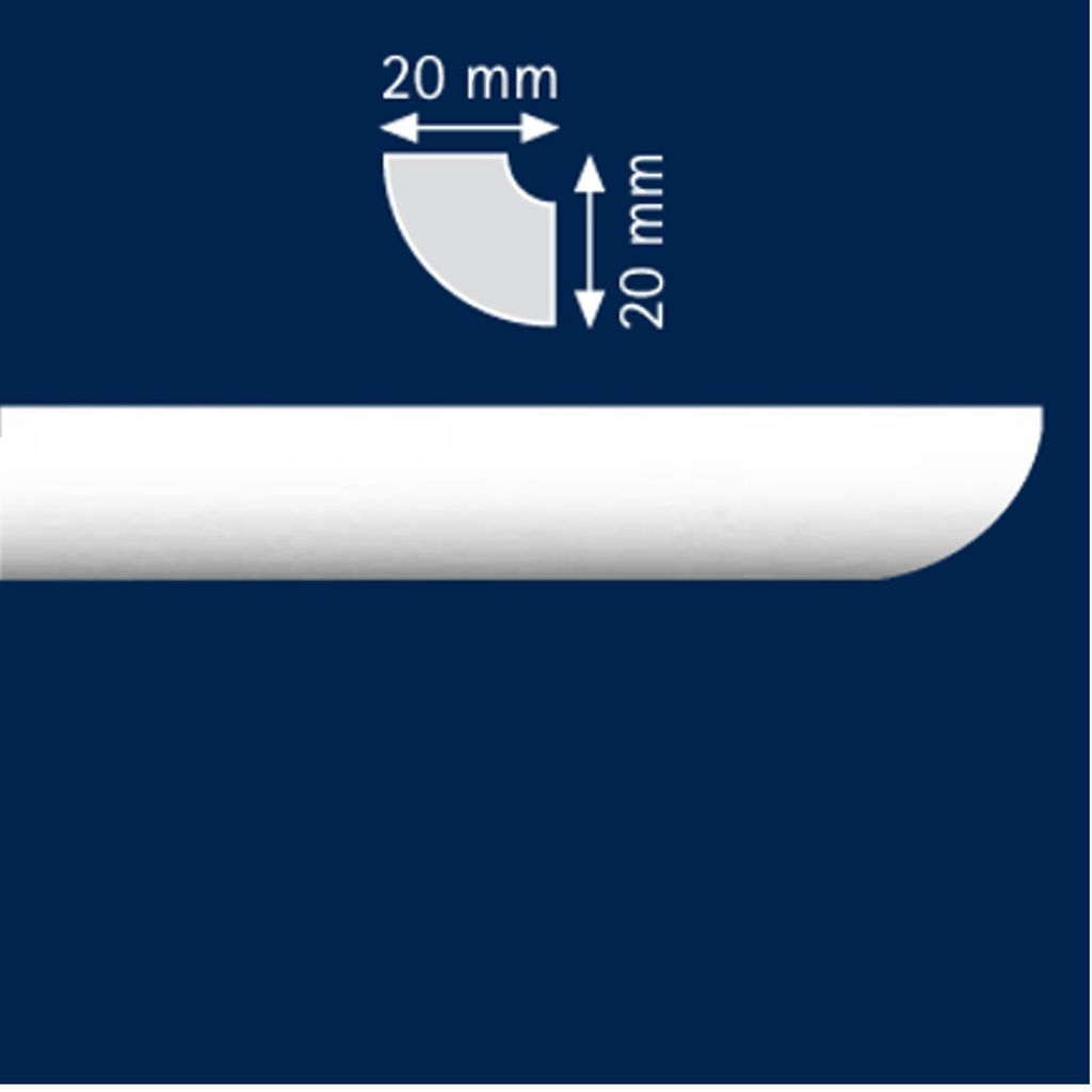 Dekorační stropní lišta LX20 20x20 mm Obrázek produktu 
