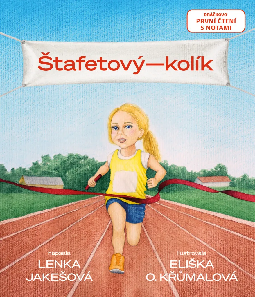 Bâton de relais pour compétition athlétique Lenka Jakešová 30cm