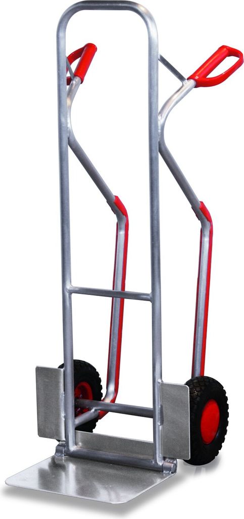 Variofit Aluminiumkarre mit abklappbarer Schaufel, Typ:Luftbereifung