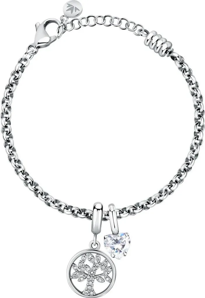 Bracelet Cadeau Femme Drops SCZ1348 Acier et Pendentifs pour Toute Occasion