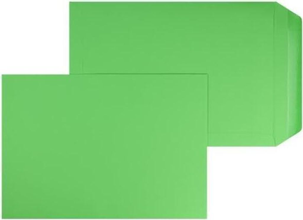 Versandtaschen 220x312mm 120g/qm gummiert VE=100 Stück smaragd