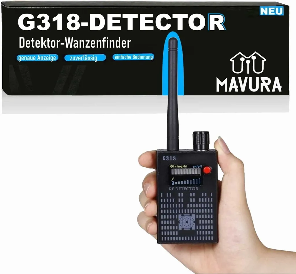Détecteur de Signal RF et Tracker GPS Anti-Espionnage pour Bureau