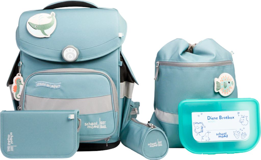 School Mood Timeless Pro Dolphin (Ocean Collection), 6 tlg. Obrázek produktu 