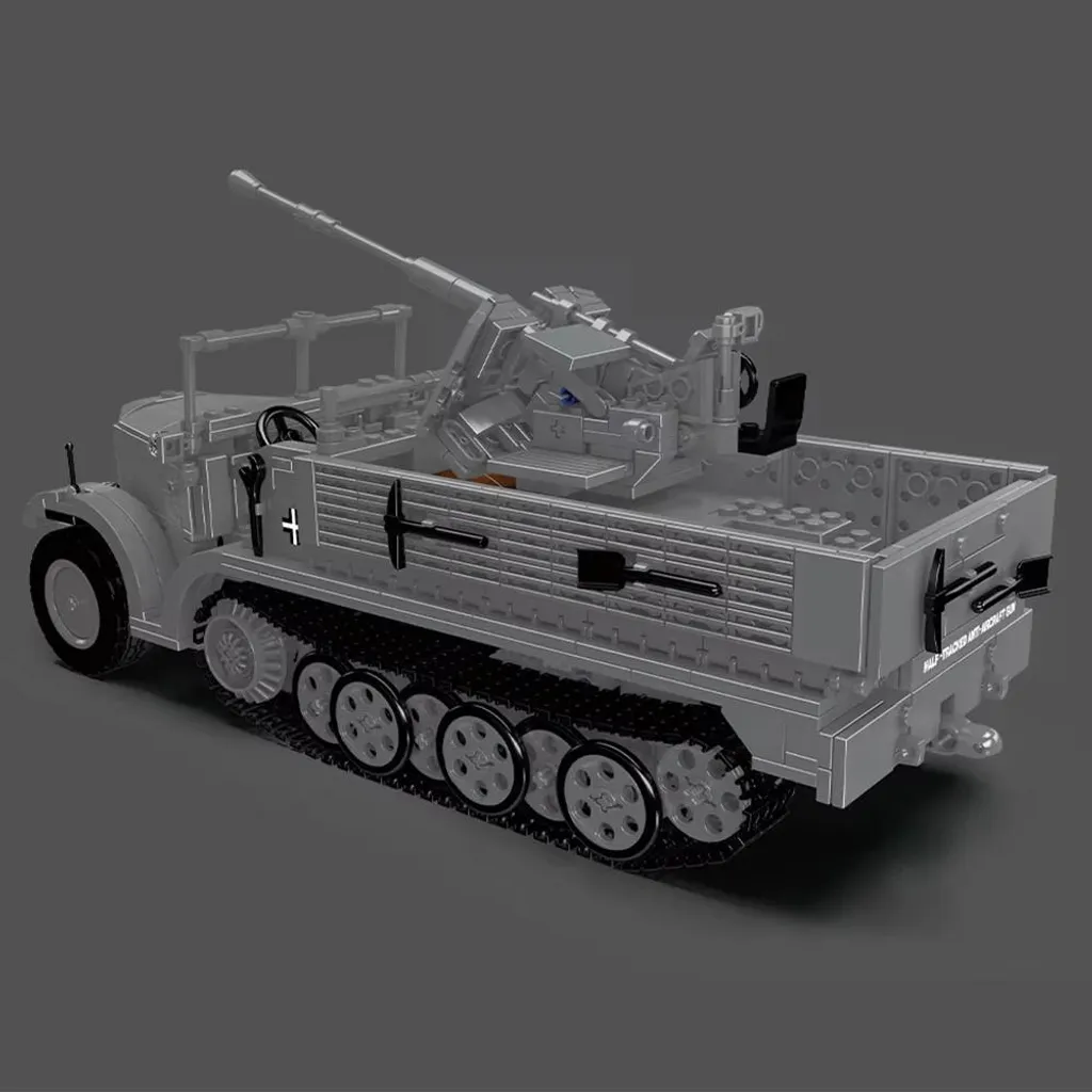 Kit de construction de véhicule militaire télécommandé de 1188 pièces