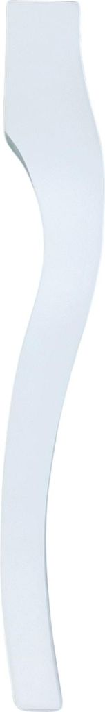 1x Möbelbein Buche 37 cm weiß lackiert – Louis XV Stil – für Stuhl, Hocker, DIY Möbelbau