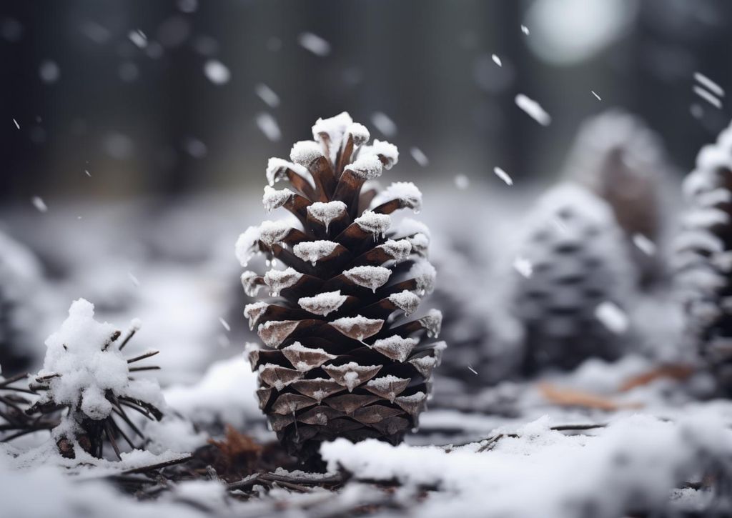 Poster 59,4x42cm Winterliche Ruhe