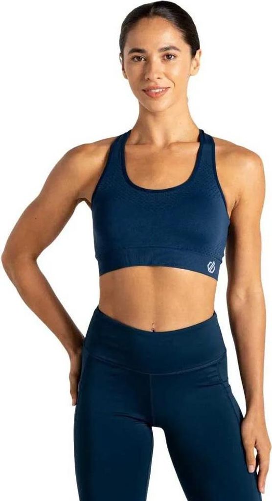Dare2b Dont Sweat It Ii Sport-bh Mit Geringer Unterstützung Blau M Frau Blau M