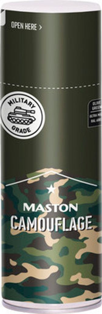 Sprühlack Maston Camouflage stumpfmatt RAL 6003 olivgrün 400 ml