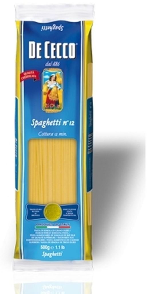 Nudeln Pasta Spaghetti n° 12 5 x 500 gr. - De Cecco Immagine del prodotto 