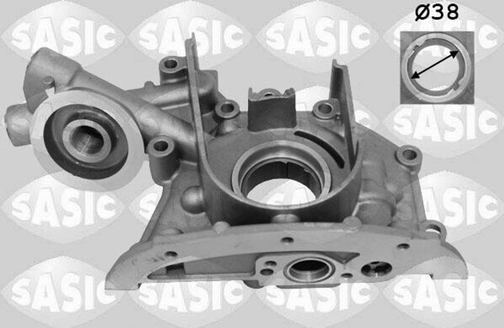 SASIC 3654008 Ölpumpe Motorölpumpe für RENAULT Clio III Schrägheck (BR0/1, CR0/1) TWINGO II (CN0) CLIO II (BB0/1/2, CB0/1/2) TWINGO I (C06) KANGOO