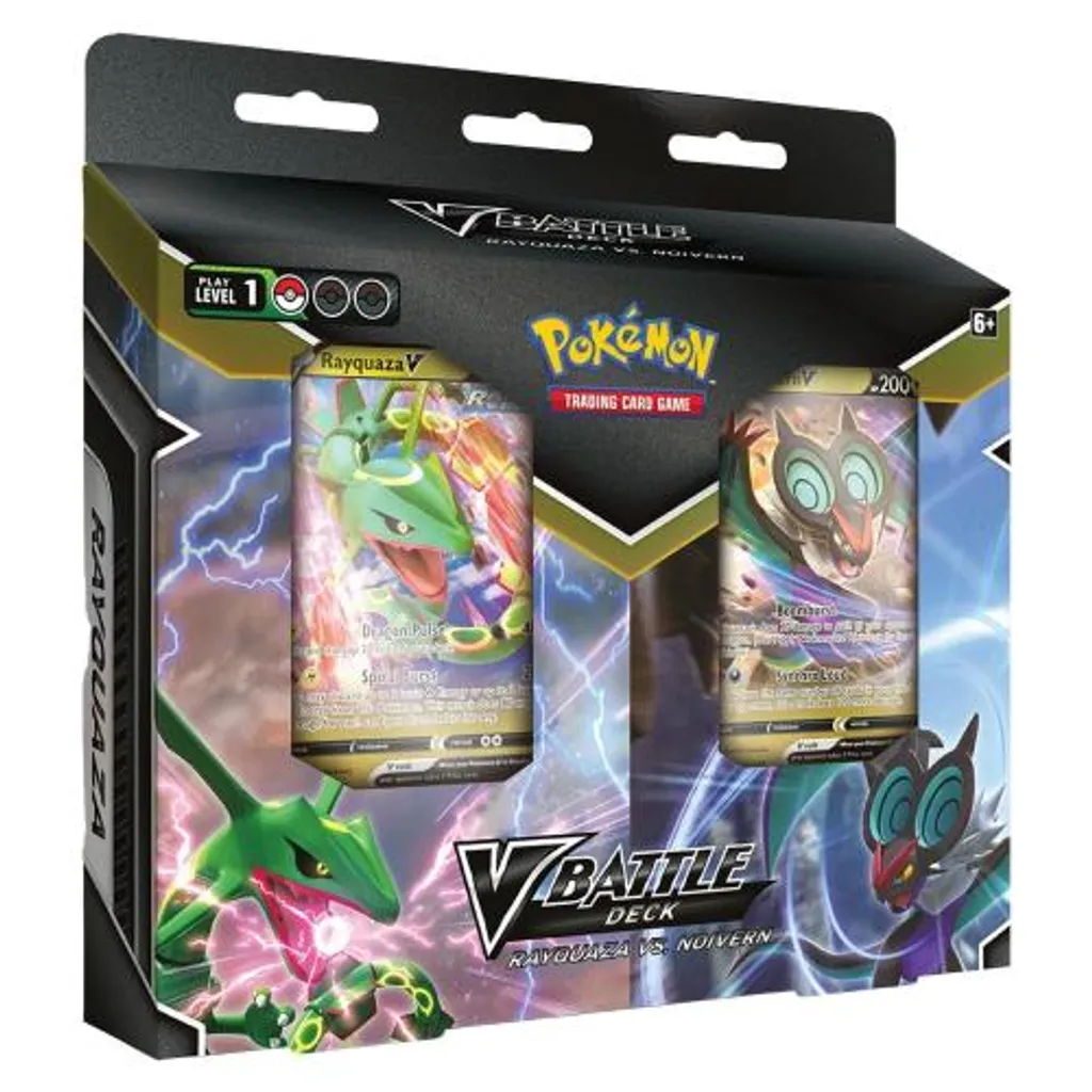 Pokémon Deck de Combat V Rayquaza vs Bruyverne - Set de 120 Cartes