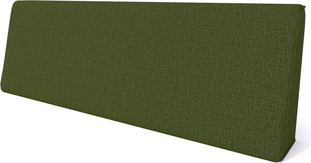 Pillows24 - Palettenkissen mit abnehmbarem Bezug - Rückenkissen | Polster für Europaletten 120x80 Sofa - Wasserfest - Outdoor/Indoor | Grün