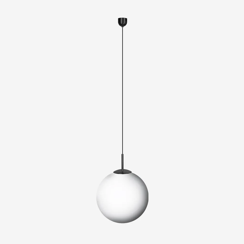Suspension Moderne pour Salon et Cuisine LUCIS POLARIS Verre Noir Opale