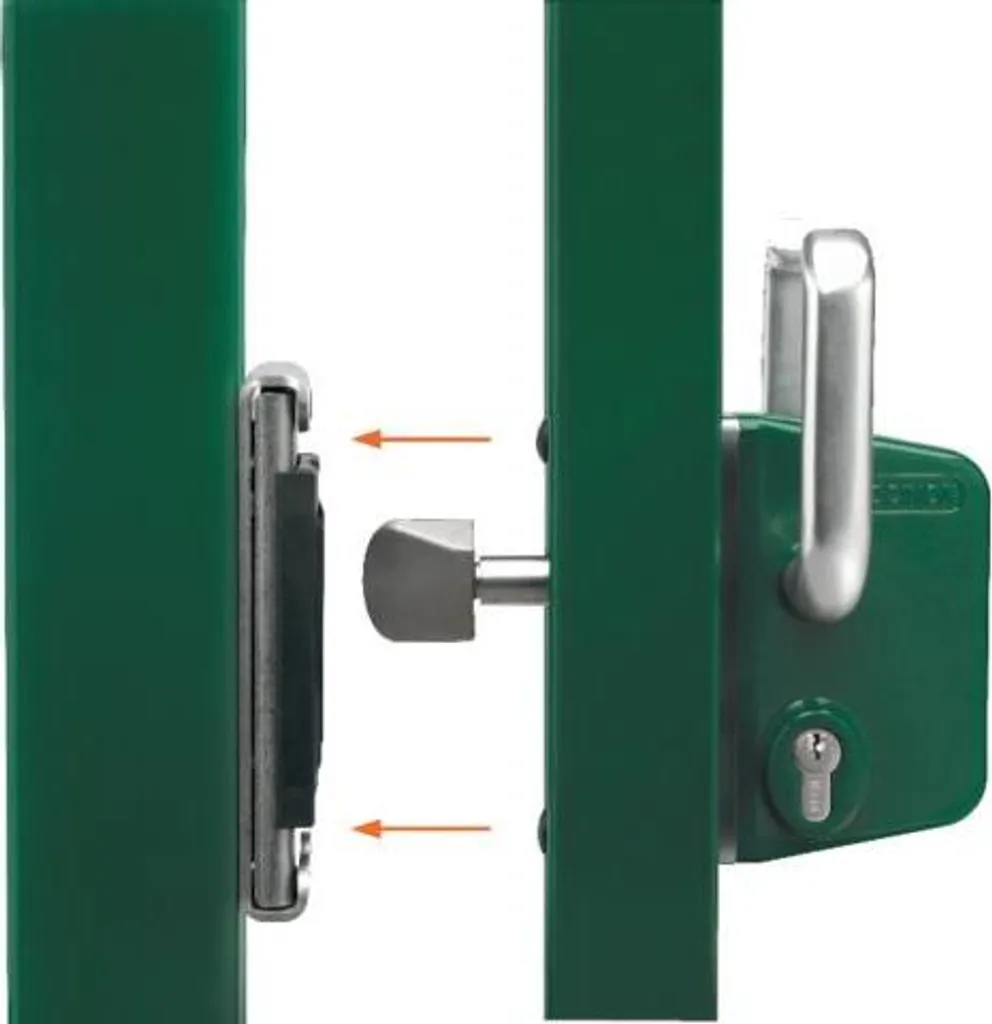 Serrure inox Locinox LSKZ5050 mécanisme anti-corrosion pour portail de 50