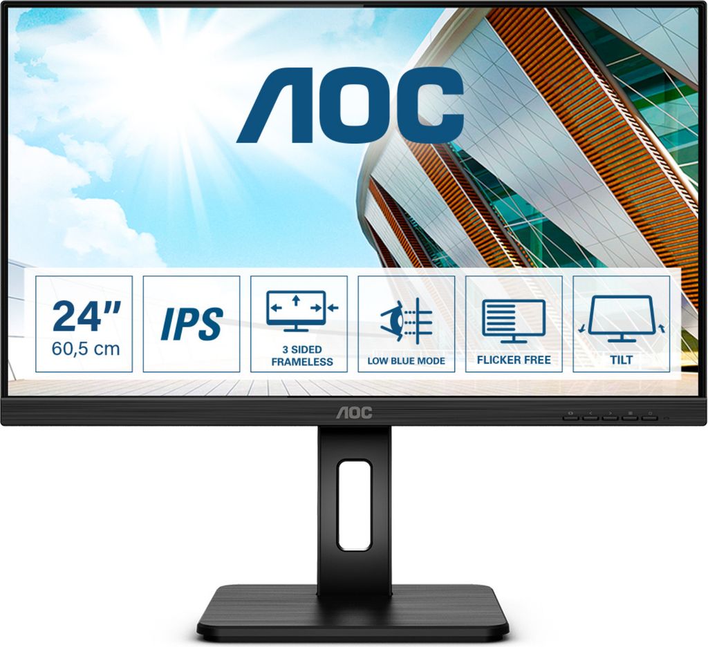 Q24P2Q (60 cm (24 Zoll), schwarz, FullHD, IPS, 75 Hz) Produktbild 