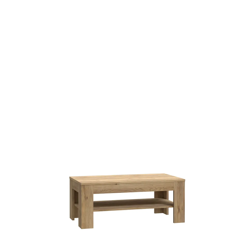 Table basse de salon KILLARNEY rectangulaire en bois chêne 110cm