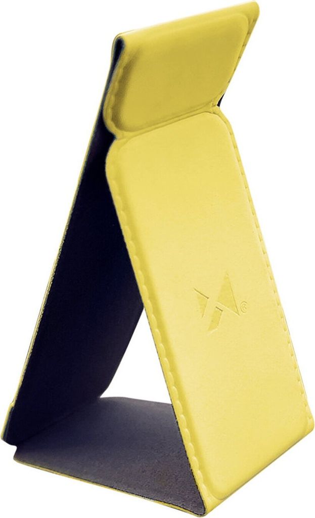 cofi1453 selbstklebender Handyhalter Smartphone Halterung Ständer Universal Designer-Look Handystand Gelb