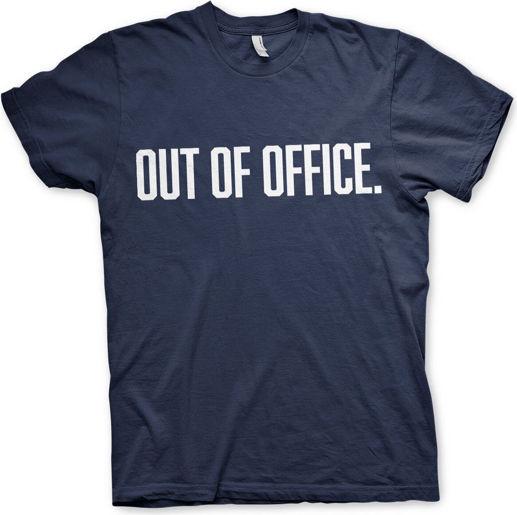 OUT OF OFFICE T-Shirt - Large - Navy