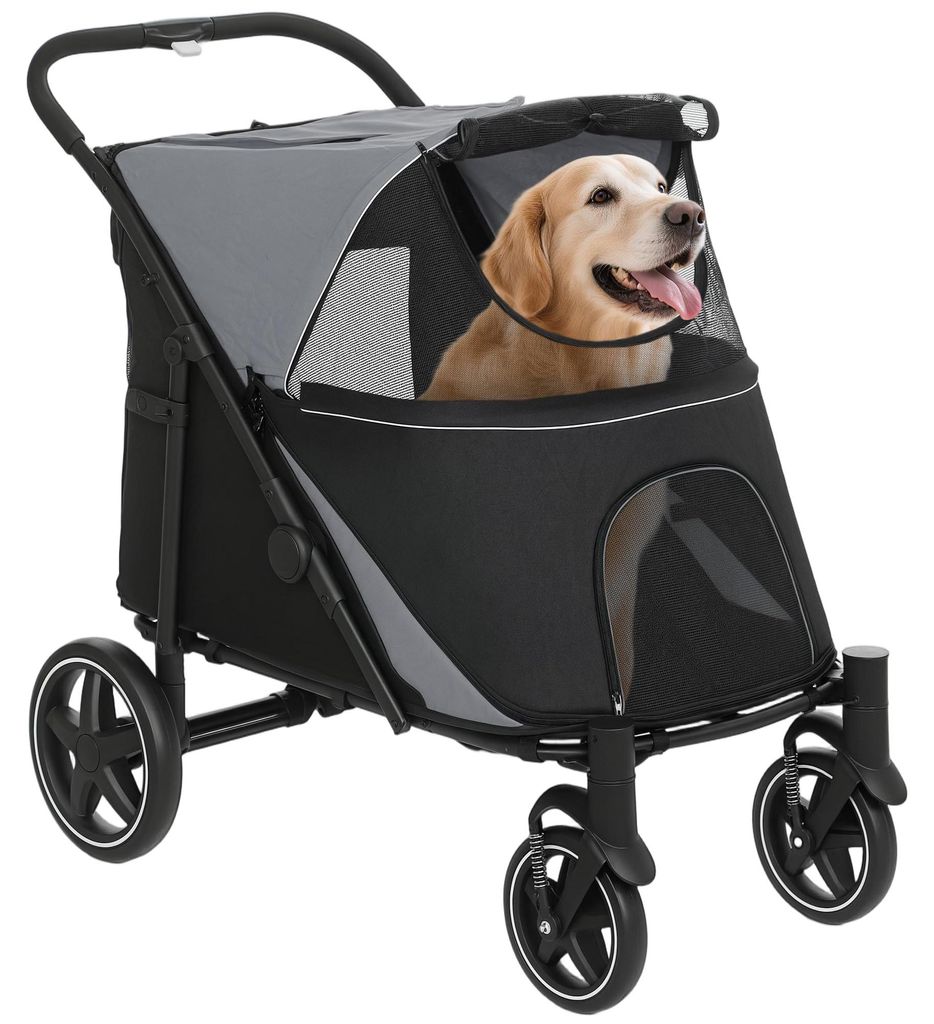 PawHut Hundewagen für große und mittelgroße Hunde, Produktbild 