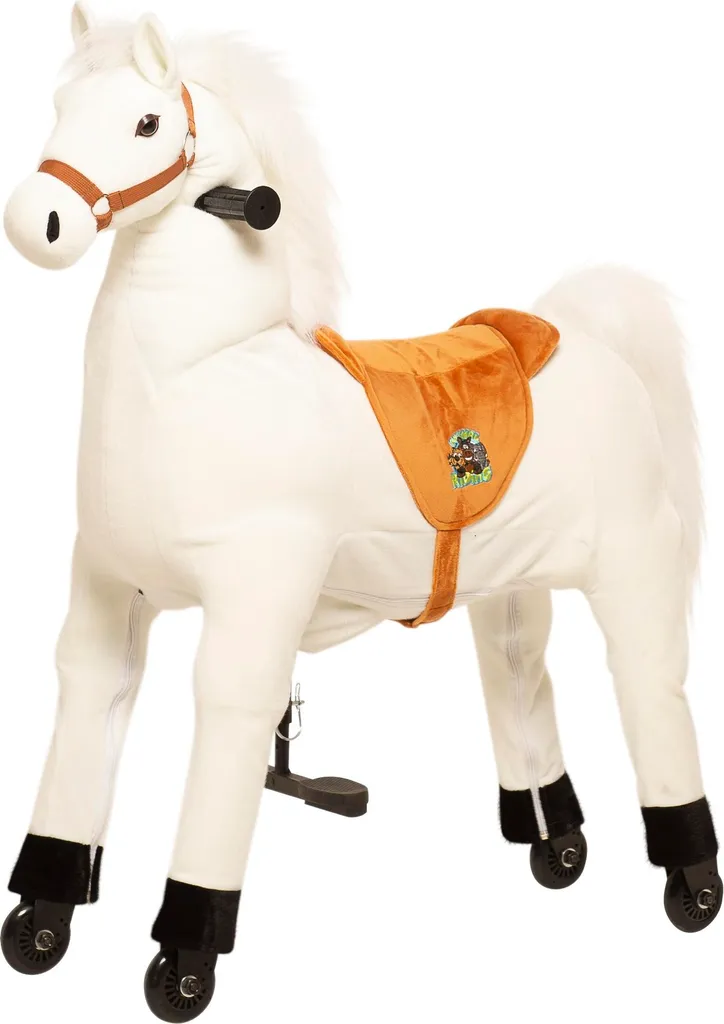 Cheval de selle Snowy Animal Riding Medium/Large pour enfants dès 5 ans