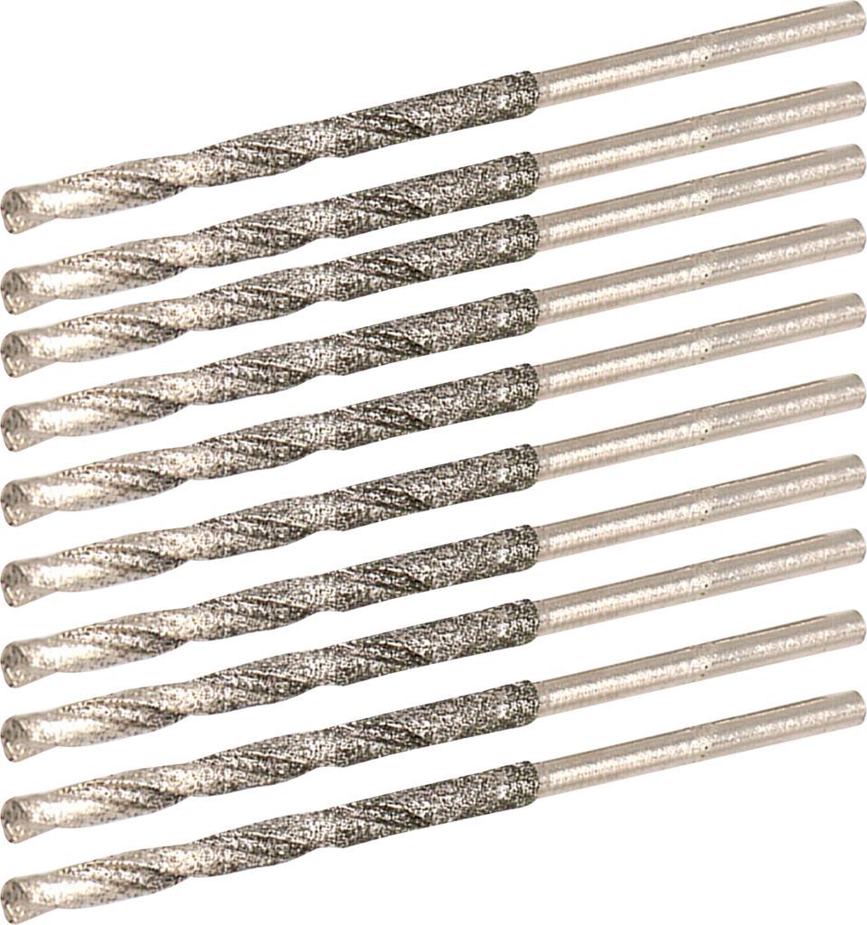 10 Prozent Twist Bohrern Kee-resistente hohe Härte Hochgeschwindigkeit Stahl hoher Effizienz Jade-Bohrer für Jade-1,0 mm