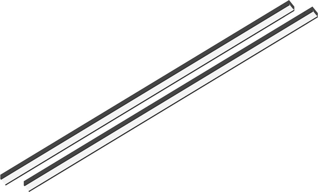 L&S Led Schienestrahler Leuchte Linear Lite Track passend zu Stromschiene 24V schwarz - 2 Stück