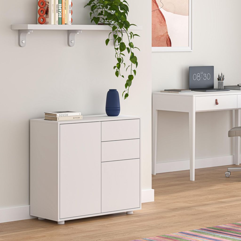 [en.casa] Buffet commode 74 x 79 x 36 cm avec Image du produit 