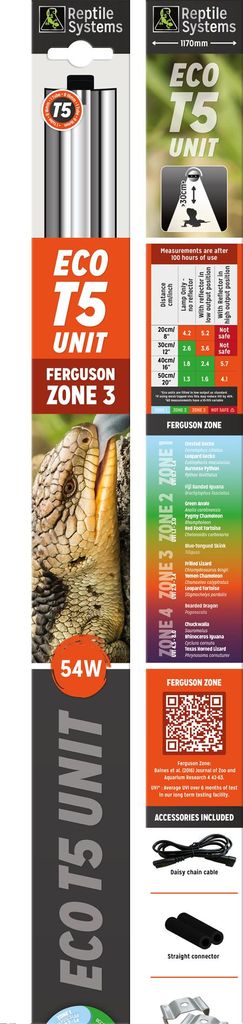 Reptile Systems Leuchte für Reptilen - Eco T5 Unit Ferguson Produktbild 